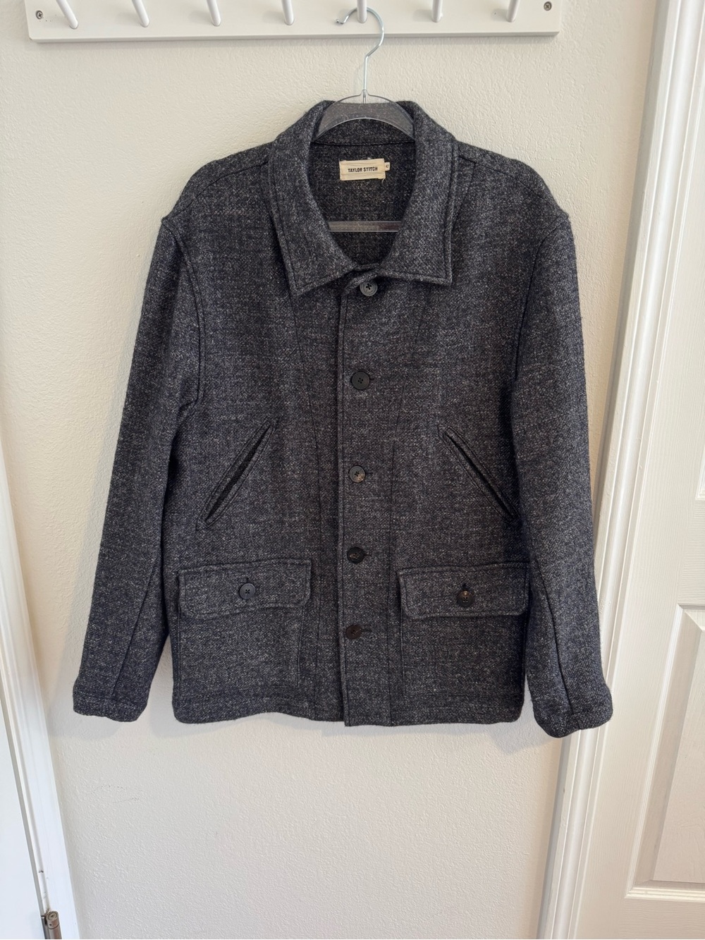 Taylor Stitch Dark Charcoal Wool Field Jacket